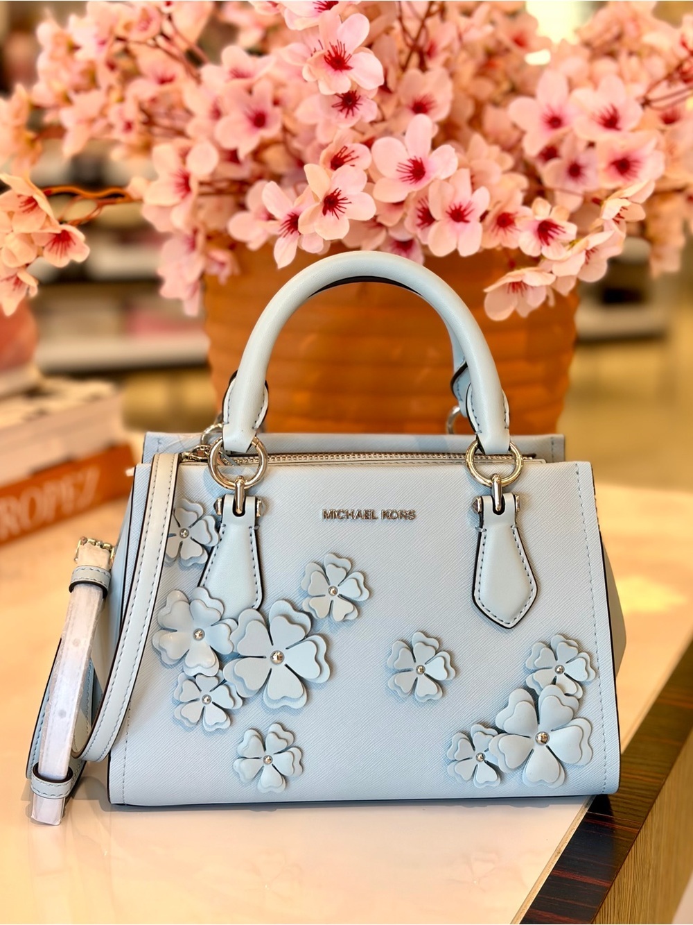 MICHAEL KORS  Marilyn Small Embellished Satchel Crossbody